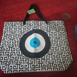 Nwt evil eye beach bag